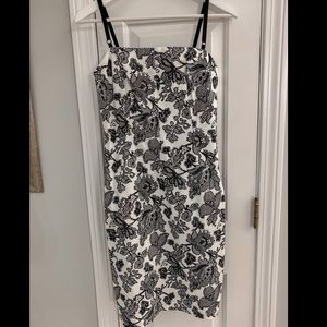 Black and White Lace Dress